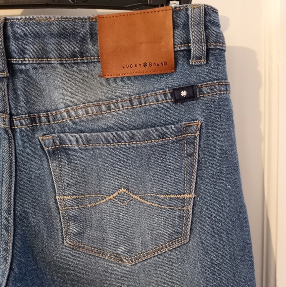 Lucky Brand Dylan Cropped Boyfriend Jeans Girls Size 14 - Picture 10 of 16